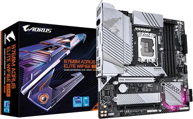 Gigabyte B760M AORUS ELITE WIFI6E GEN5: DDR5, Wi‑Fi 6E, PCIe 5.0 x16