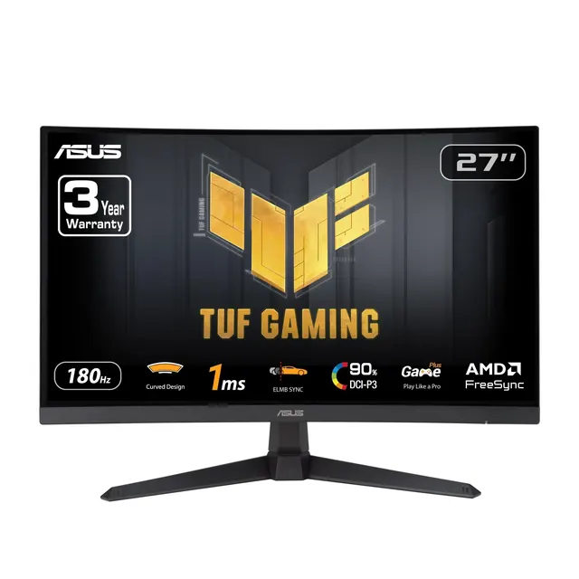 ASUS VG27VQ3B: 27", Full HD, 180 Гц, изогнутый экран 1500R