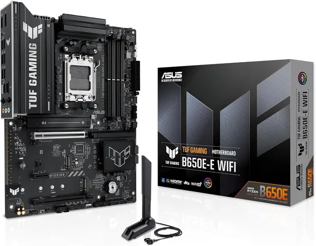 ASUS TUF GAMING B650E-E WIFI: AM5, DDR5, Wi‑Fi 6E, ATX