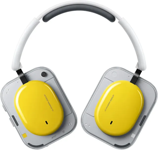Наушники Nothing Headphone (a) с Bluetooth 5.4, ANC и LDAC, жёлтые