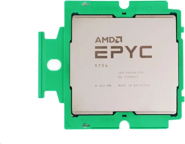 AMD EPYC 9754: 128 ядер, 2,25–3,10 ГГц, 256 МБ L3, SP5