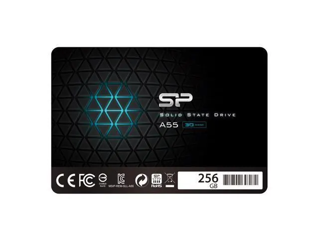 Silicon Power A55: 256 ГБ, 2,5 дюйма, SSD