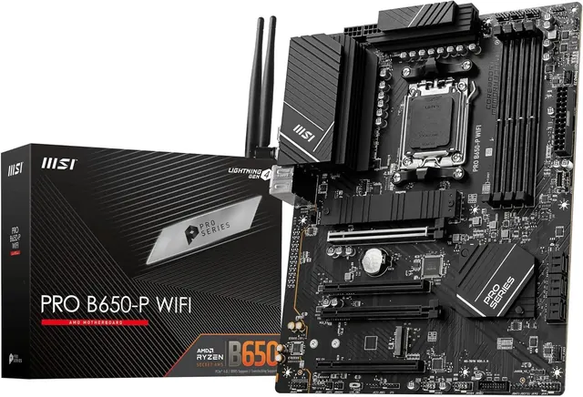 MSI PRO B650-P WiFi: ATX, DDR5, Wi‑Fi 6E, 2.5G LAN