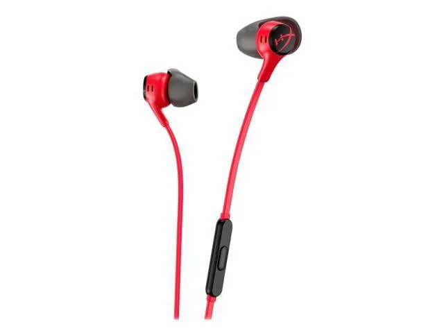Наушники HyperX Cloud Earbuds II красного цвета
