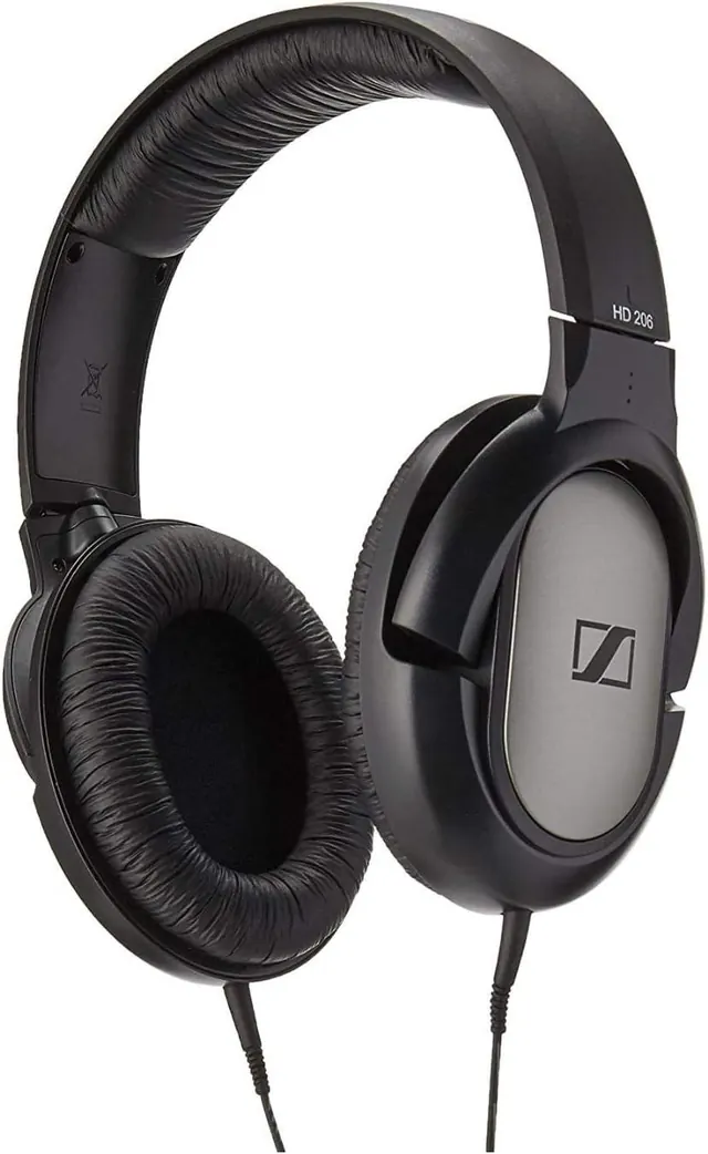 Наушники Sennheiser HD 206 — закрытые, черные, 8 Гц–25 кГц, 24 Ом