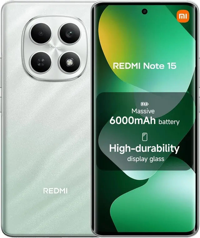 Redmi Note 15 4G, 6/128 ГБ, зелёный, AMOLED 120 Гц