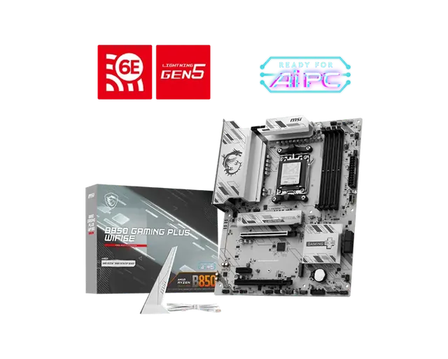 MSI B850 GAMING PLUS WIFI6E: ATX, DDR5, Wi‑Fi 6E