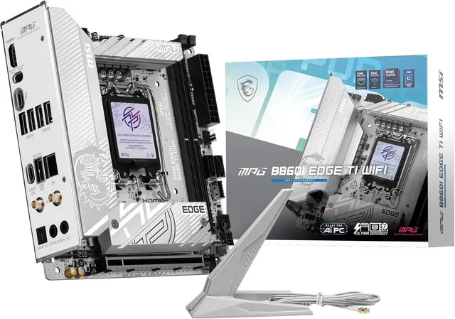 MSI MPG B860I Edge TI WiFi: LGA 1851, DDR5, Wi‑Fi 7