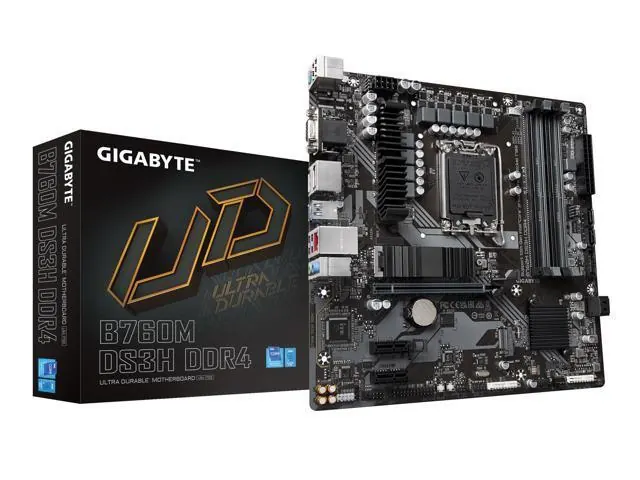 Gigabyte B760M DS3H DDR4 LGA 1700: Micro ATX, DDR4, PCIe 4.0, 2.5GbE