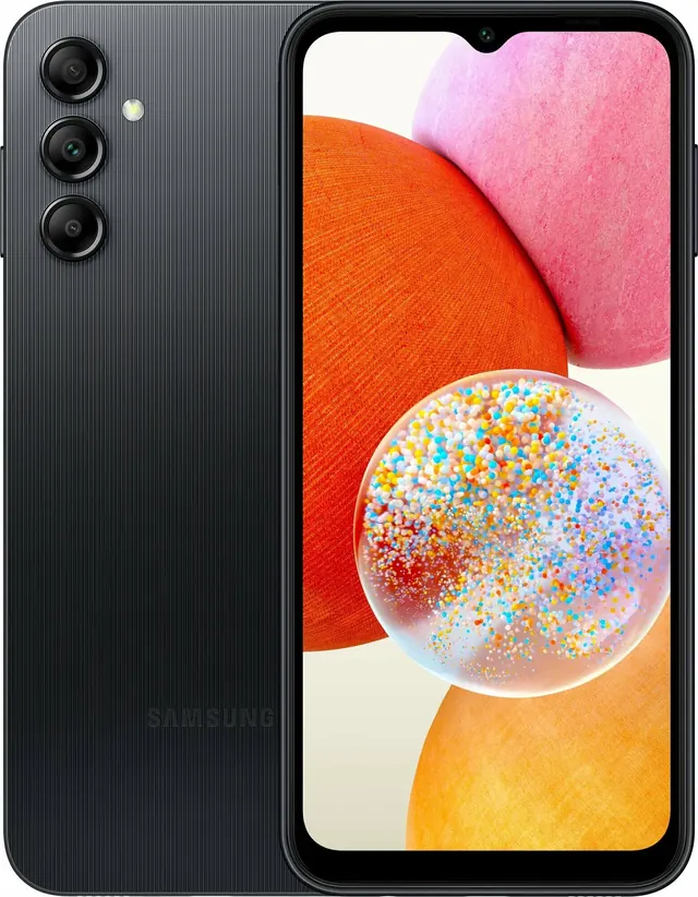 Samsung Galaxy A14: 4/64 ГБ, Dual nano SIM, черный
