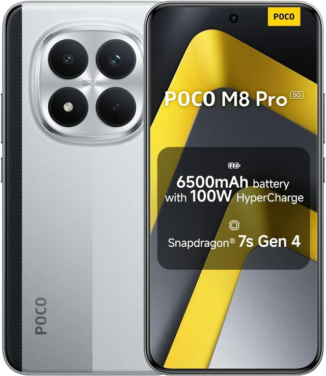 XIAOMI Poco M8 PRO 5G Ai - 256GB, 8GB, 50MP, 6.83" AMOLED