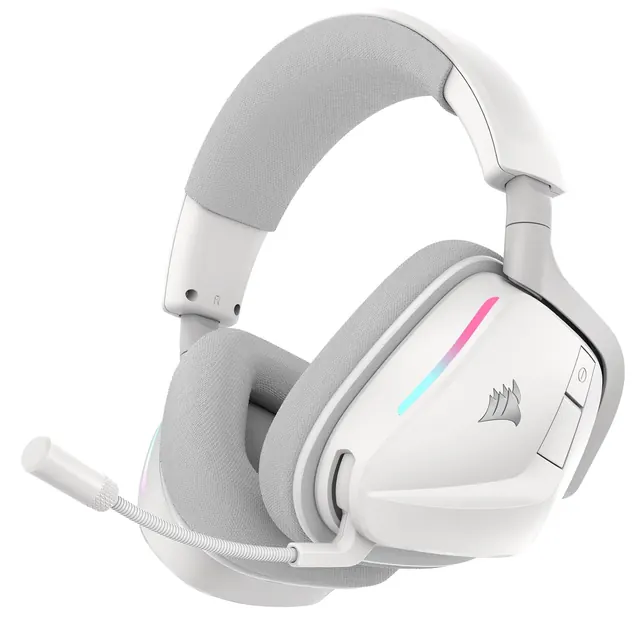 Corsair VOID Wireless Gaming Headset — Bluetooth 5.3, 2,4 ГГц, Dolby Atmos, до 70 часов, белая