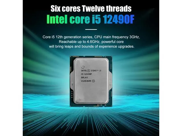 Intel Core i5-12490F: Alder Lake, LGA 1700, 65 Вт, BOX