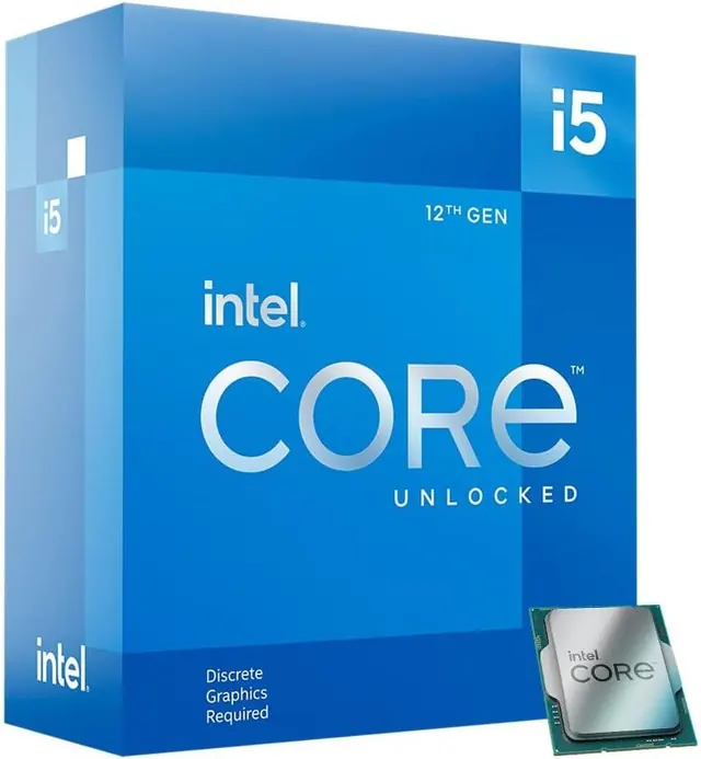 Intel Core i5-12600KF: 10 ядер, до 4,9 ГГц, LGA1700