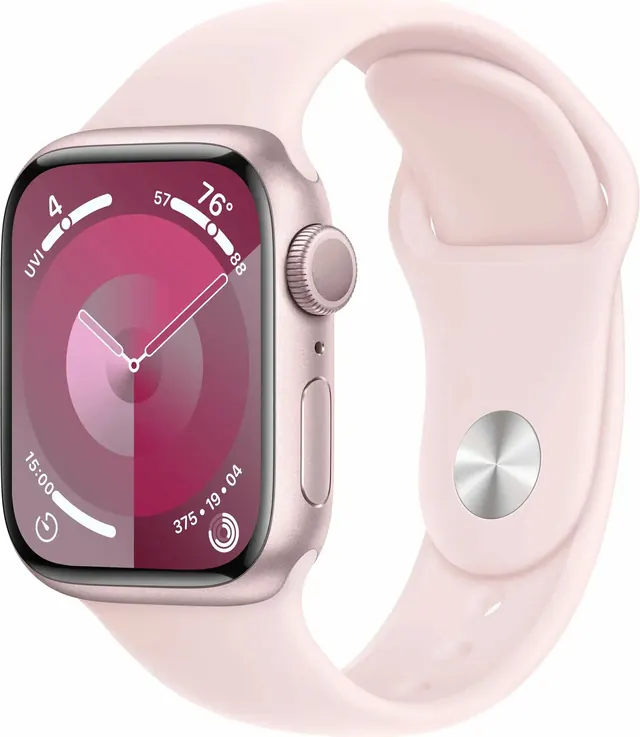 Apple Watch Series 9: 41 мм, GPS, алюминий, розовый