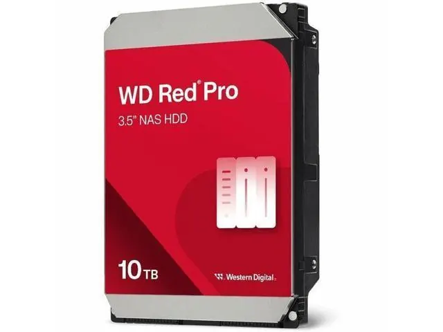 Western Digital WD Red Pro WD103KFBX: 10 ТБ, 7200 об/мин, SATA 6 Gb/s, 3,5"