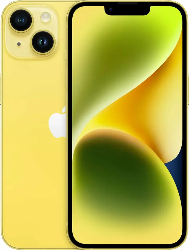 Apple iPhone 14: 512 ГБ, eSIM, желтый