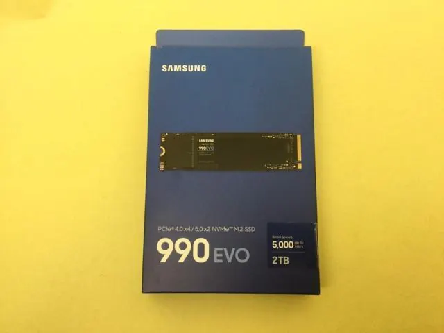 Samsung 990 EVO: 2 ТБ, M.2 2280, внутренний SSD, MZ-V9E2T0B/AM