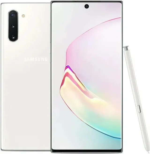 Samsung Galaxy Note10: 8/256 ГБ, белый