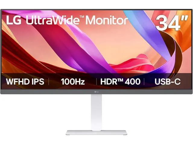 LG 34U530A: 34", 2560×1080, 100 Гц, IPS, USB-C, белый