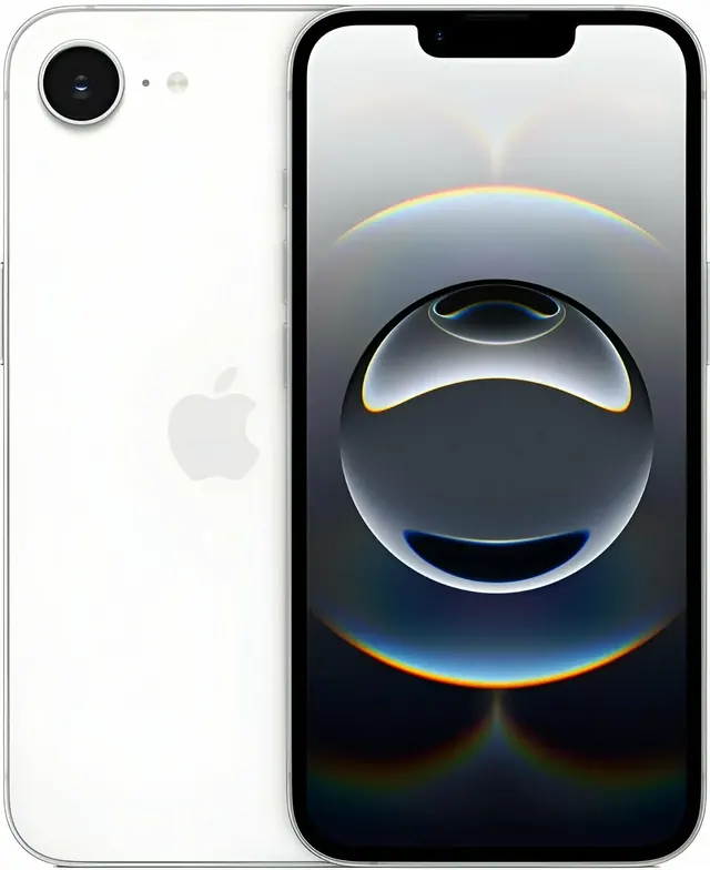 Apple iPhone 16e: 128 ГБ, 6,1 дюйма, белый