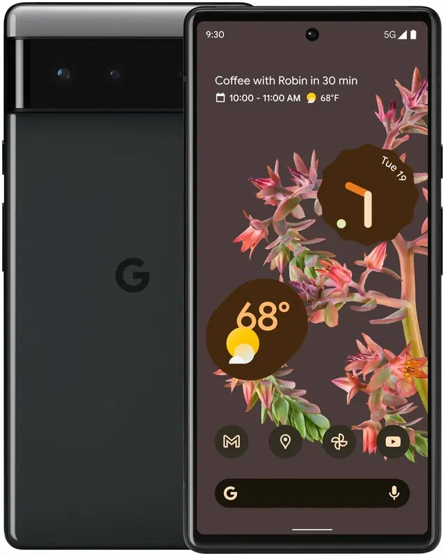 Google Pixel 6: 8/128 ГБ, 6,4", NFC, черный