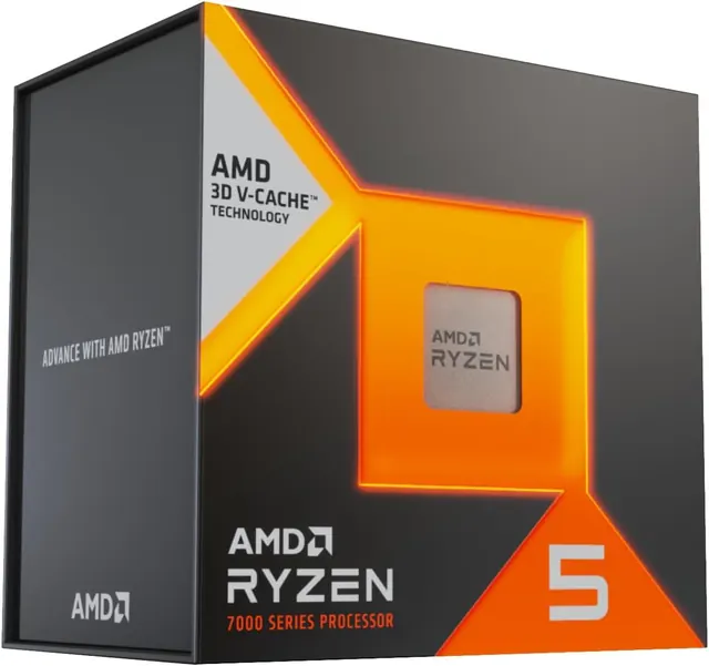 AMD Ryzen 5 7500X3D: 6 ядер, 12 потоков, BOX