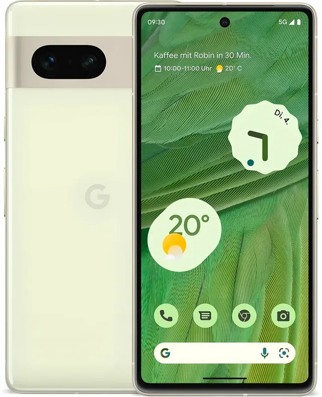 Google Pixel 7: 256 ГБ, 6,32 дюйма, Lemongrass