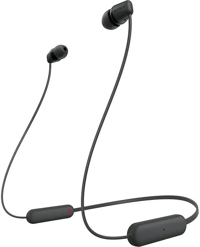 Sony WI-C100 — беспроводные внутриканальные Bluetooth-наушники с микрофоном, до 25 часов, IPX4