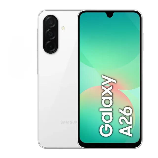 Samsung Galaxy A26: 8/256 ГБ, 5G, NFC, белый