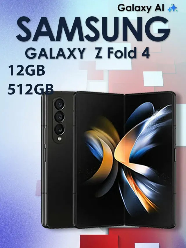 Samsung Galaxy Z Fold 4: 12/512 ГБ, 7,6", eSIM, черный