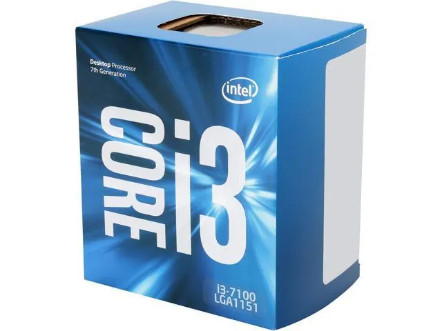 Intel Core i3-7100: 3,90 ГГц, 2 ядра / 4 потока, LGA 1151