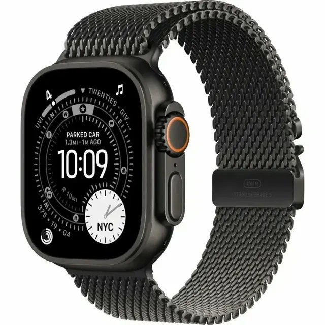 Apple Watch Ultra 3: черный титановый корпус, ремешок Black Alpine Loop M