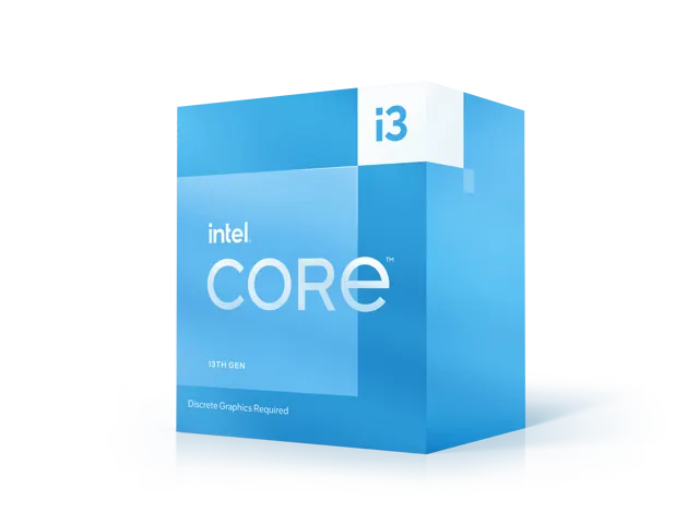 Intel Core i3-13100F: 12 МБ кэш L3, BOX, Raptor Lake