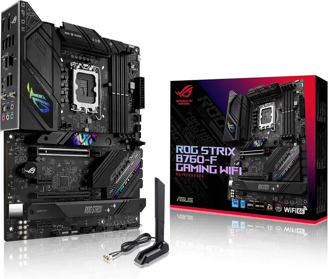 ASUS ROG Strix B760-F Gaming WiFi: ATX, LGA 1700, Wi‑Fi 6E