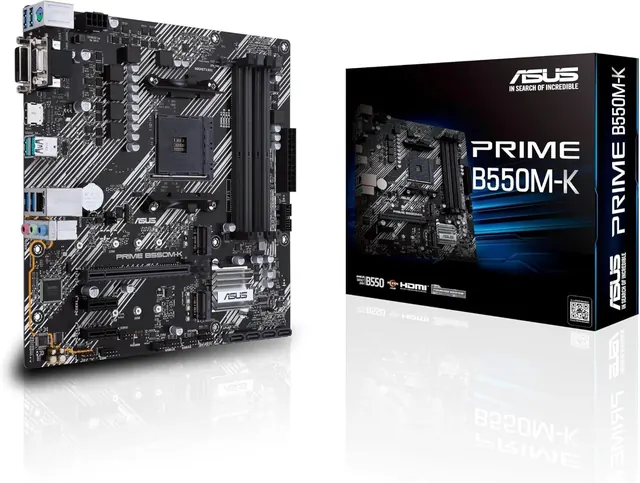 ASUS Prime B550M-K: AMD B550, Micro ATX, DDR4