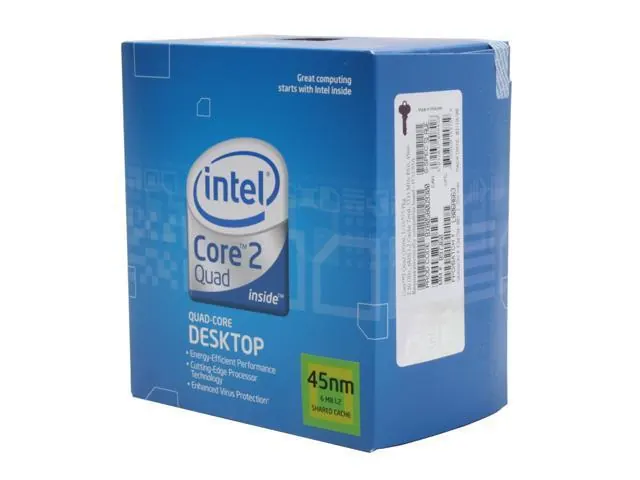 Intel Core 2 Quad Q9300: 1333 МГц FSB, 6 МБ L2, Yorkfield 95 Вт