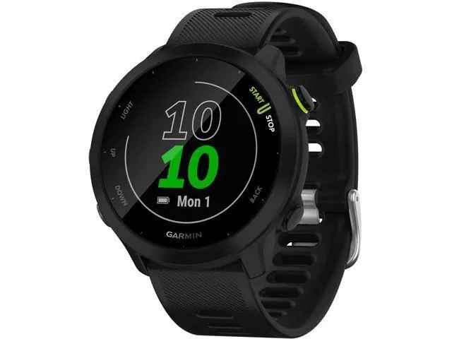 Garmin Forerunner 55, Black — GPS-часы для бега, экран 1,04", до 20 часов GPS