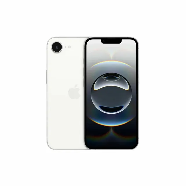 Apple iPhone 16e: 128 ГБ, белый, NanoSIM + eSIM
