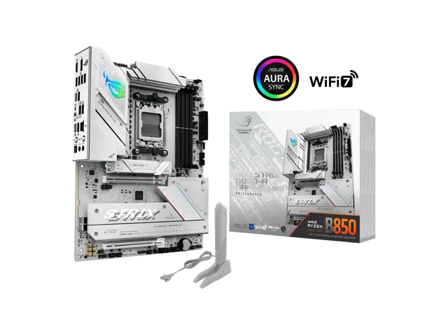 ASUS ROG STRIX B850-A GAMING WIFI: ATX, AM5, Wi‑Fi 7, 4x M.2, PCIe 5.0