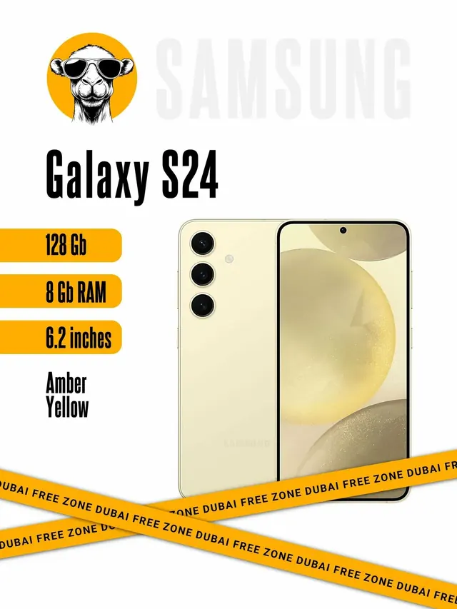 Samsung Galaxy S24: 8/128 ГБ, желтый, 5G