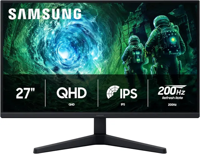 Samsung Odyssey G5 G53F: 27", QHD, 200 Гц, IPS, черный