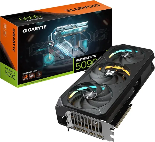 Gigabyte GeForce RTX 5090 GAMING OC: 32 ГБ GDDR7, 512-бит, PCIe 5.0