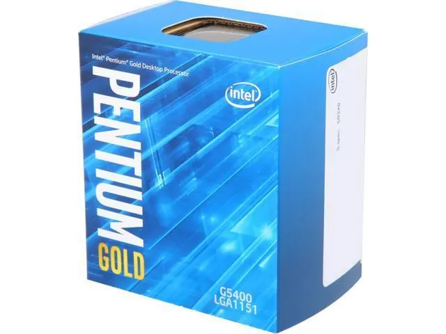Intel Pentium G5400: 3,7 ГГц, LGA 1151, Intel UHD Graphics 610
