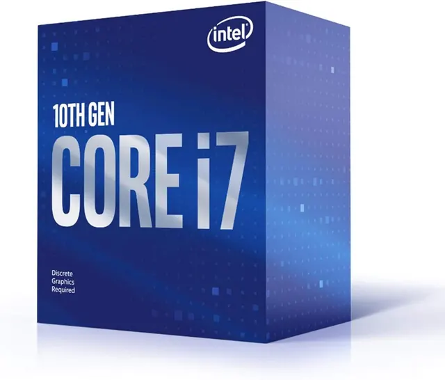 Intel Core i7-10700F: 2,9 ГГц, 16 МБ Smart Cache, BOX