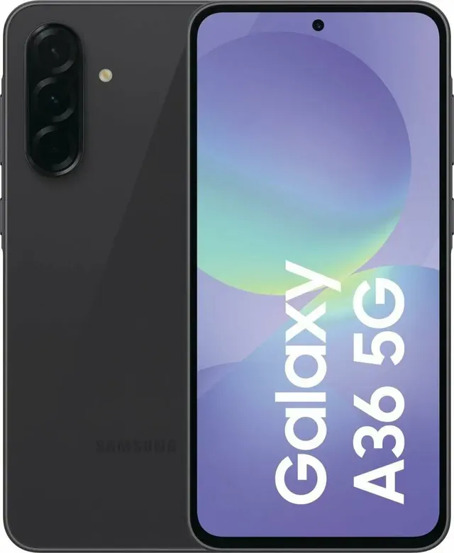 Samsung Galaxy A36: 8/128 ГБ, nano SIM + eSIM, черный