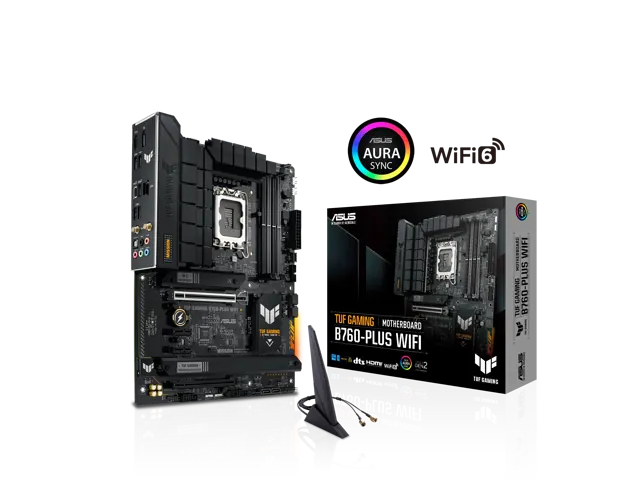 ASUS TUF GAMING B760-PLUS WIFI: ATX, LGA 1700, DDR5, Wi‑Fi 6