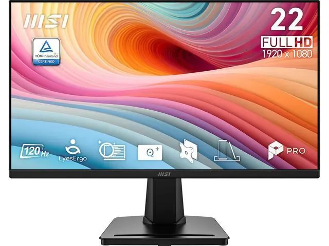 MSI PRO MP225: 21,45", Full HD, 120 Гц, VGA (D-Sub)