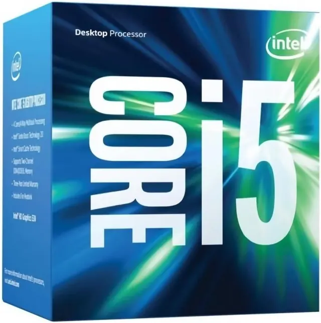 Intel Core i5-6500: 4 ядра, 3,20–3,60 ГГц, LGA 1151