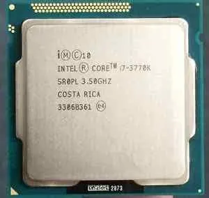Intel Core i7-3770K: 4 ядра, 3,5 ГГц, LGA1155